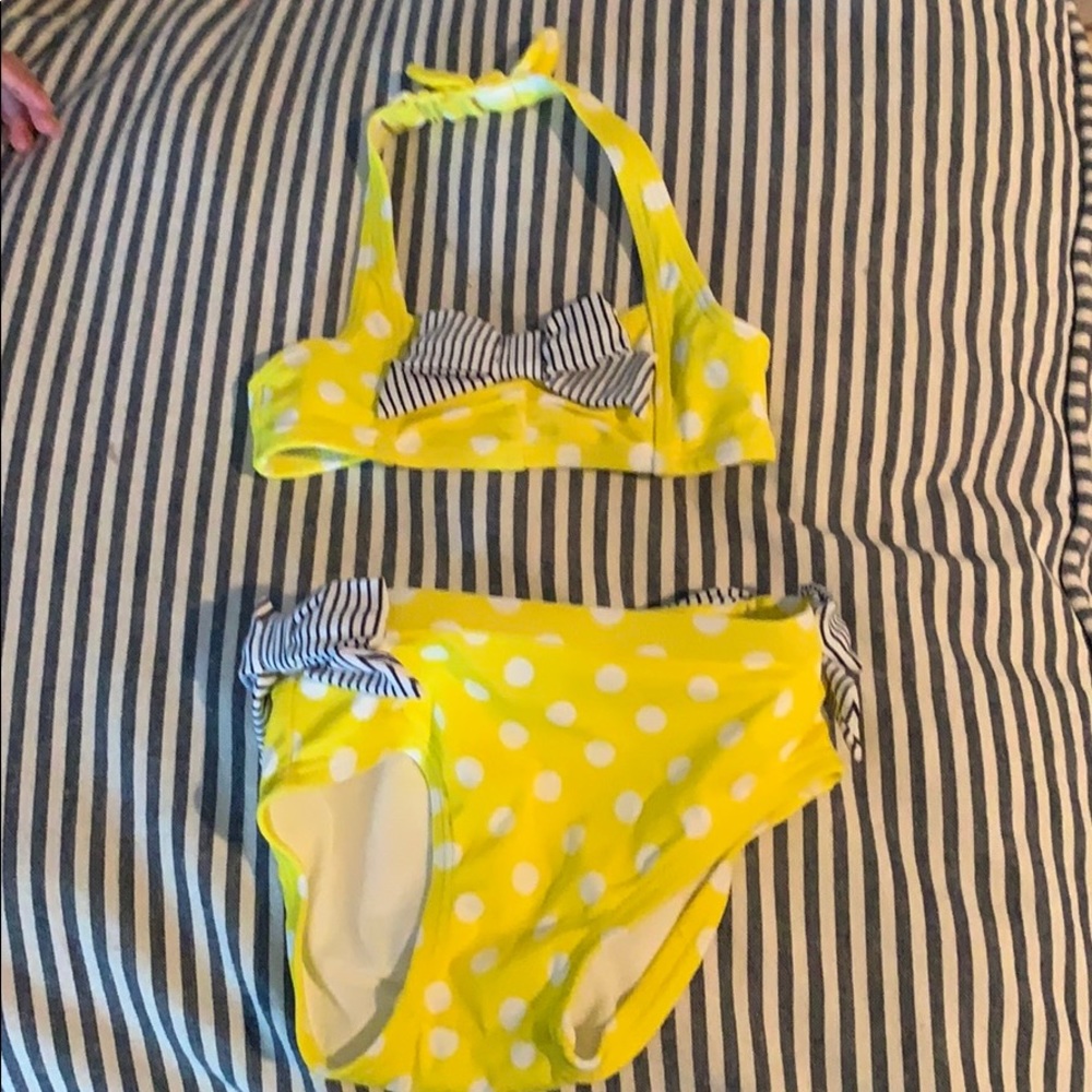 Janie and Jack polka dot bikini